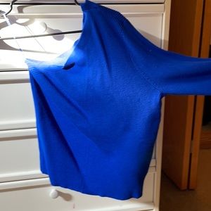 Brand New With Tags Blue Off Shoulder Top